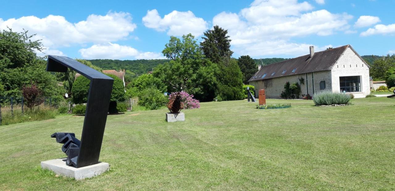 Gite Dans Parc De Sculptures - Gite "Pondichery" Port-Mort Exterior foto