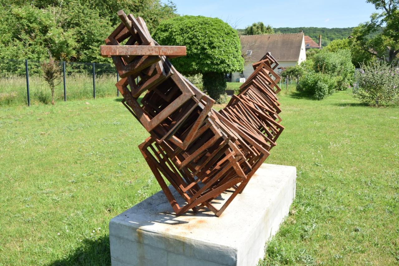 Gite Dans Parc De Sculptures - Gite "Pondichery" Port-Mort Exterior foto