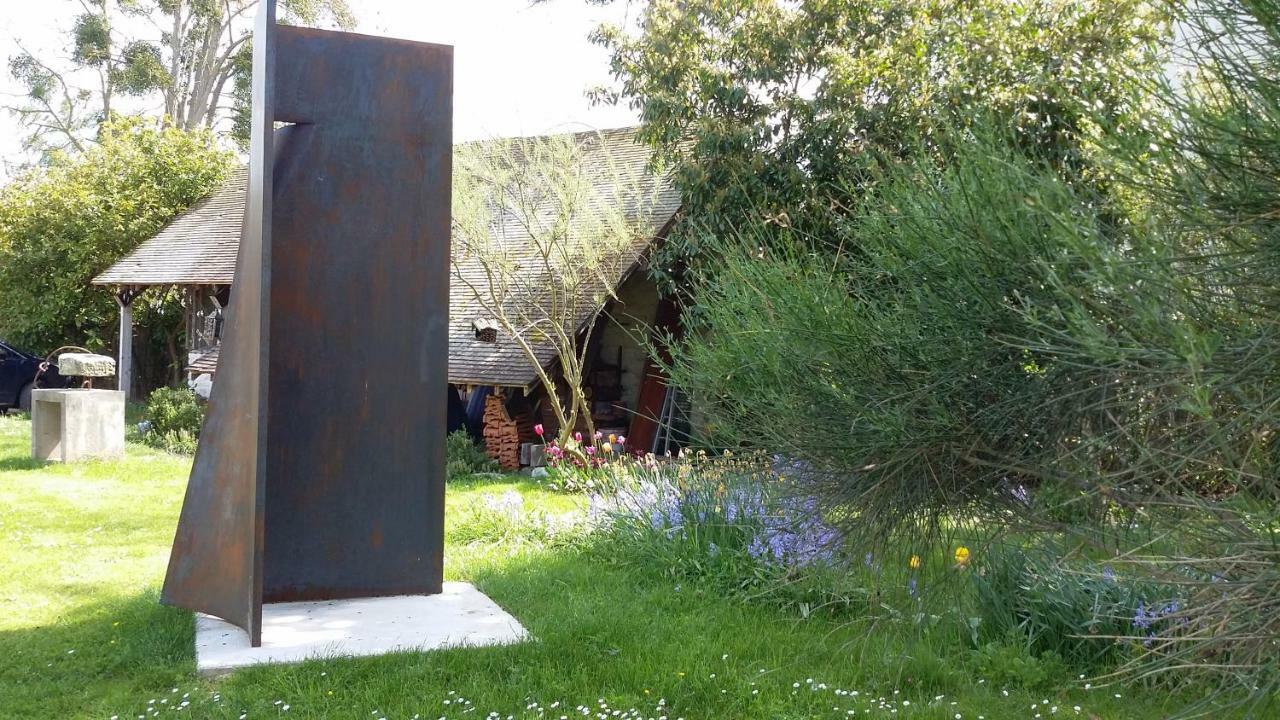 Gite Dans Parc De Sculptures - Gite "Pondichery" Port-Mort Exterior foto
