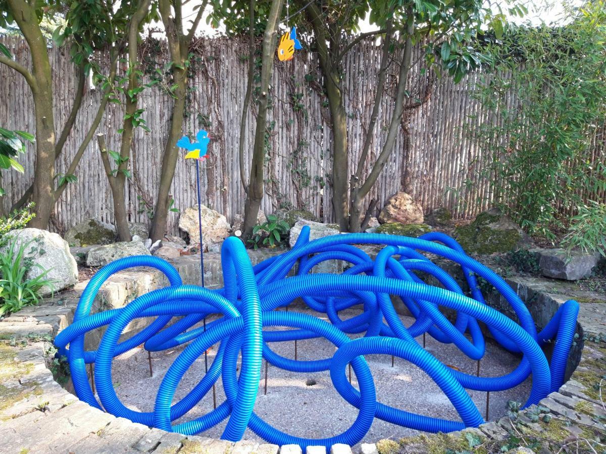 Gite Dans Parc De Sculptures - Gite "Pondichery" Port-Mort Exterior foto